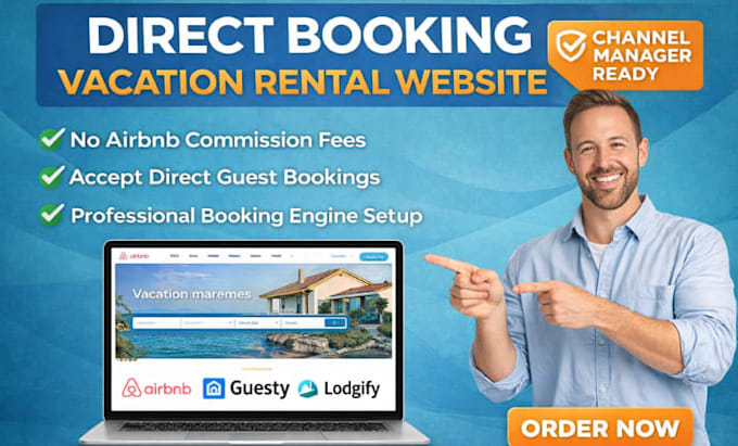 setup airbnb booking com guesty, hostaway, lodgify hospitable, ownerrez listing