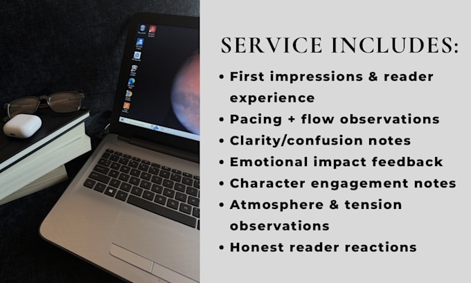 beta read your thriller, horror or fantasy novel with detailed notes