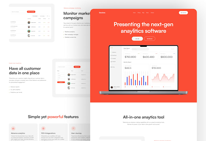 a high converting responsive website or saas UI in figma