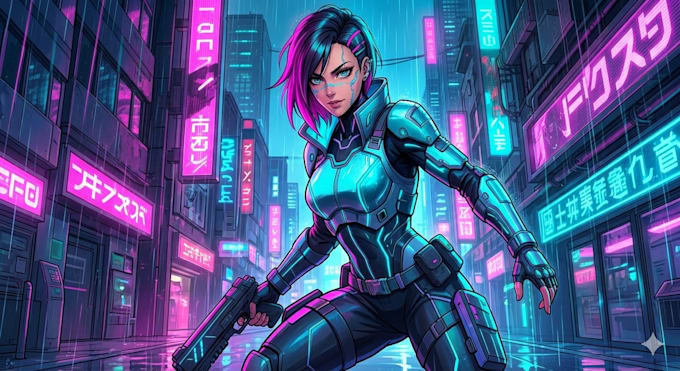 create custom anime ai character designs and concept art