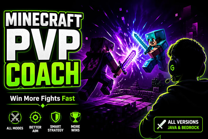 coach you in minecraft pvp all modes and versions