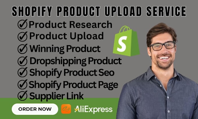 do shopify product upload and winning product research with SEO optimization