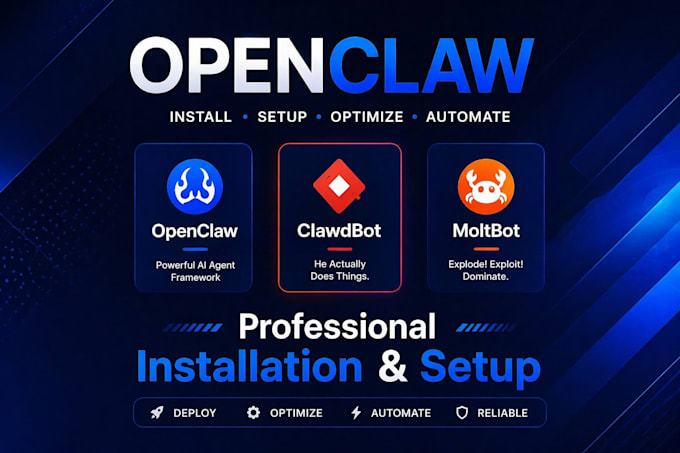install or fix open claw set up open claw ai agent open claw ai