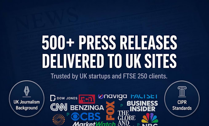 uk press release writing distribution on UK sites
