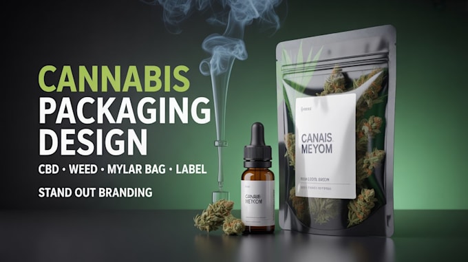 Design unique cannabis packaging weed pouch oil packaging box design ...