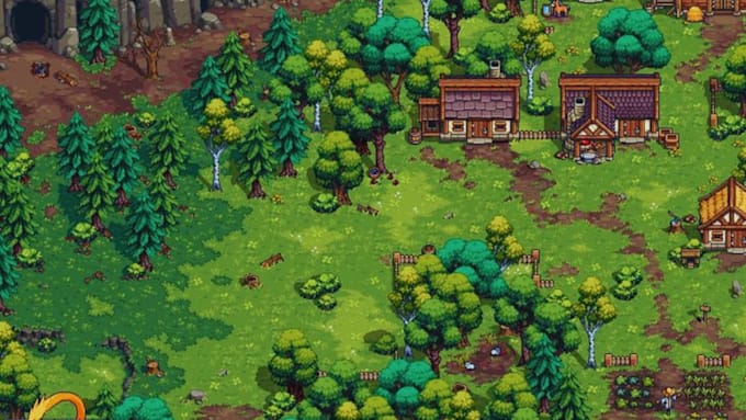 create pixel art tileset, pixel tile set, tilemap, pixel art asset for 2d games