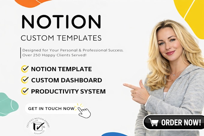 do notion template custom dashboard productivity system notion setup workflow