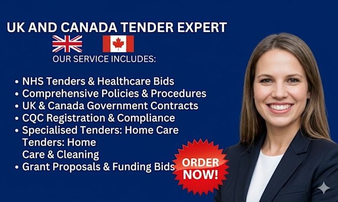 write winning UK canada tender bids rfp responses nhs proposals