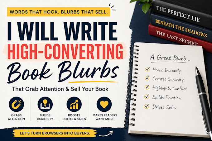 write a compelling amazon book blurb that boosts click and sales