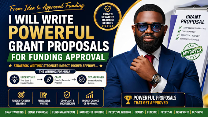 write powerful grant proposals for funding approval