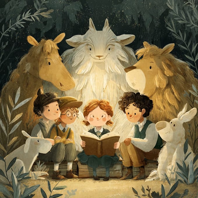 draw children book illustration