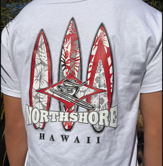 create vintage beach surfboard logo