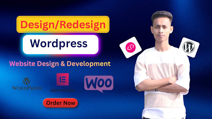 design wordpress website, redesign, clone website, woocommerce store