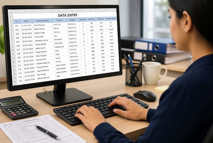 do fast typing work ,data entry ,copy paste and PDF to word