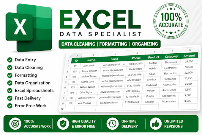 convert PDF to excel with accurate data cleaning