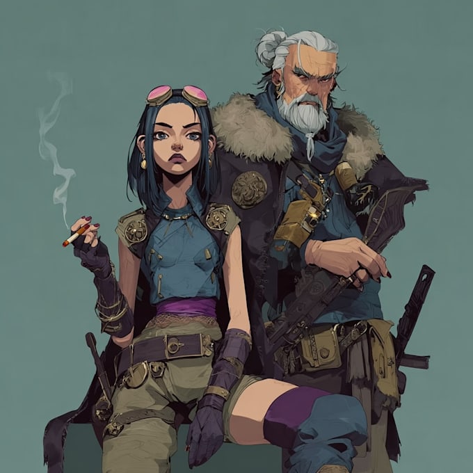 dnd, fantasy character and dnd character