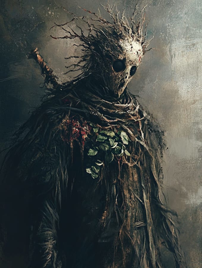 design a terrifying and original horror character