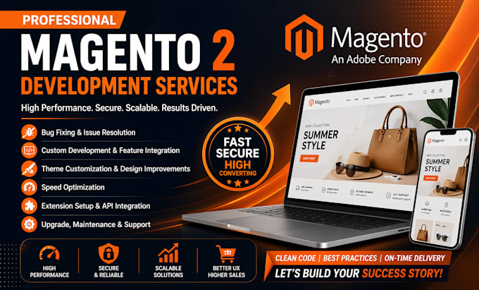 develop customize magento 2 store expert bugs custom design wq2website developer