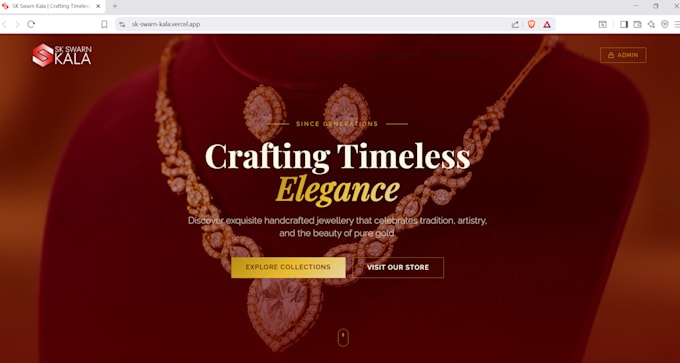 build a business website with admin panel