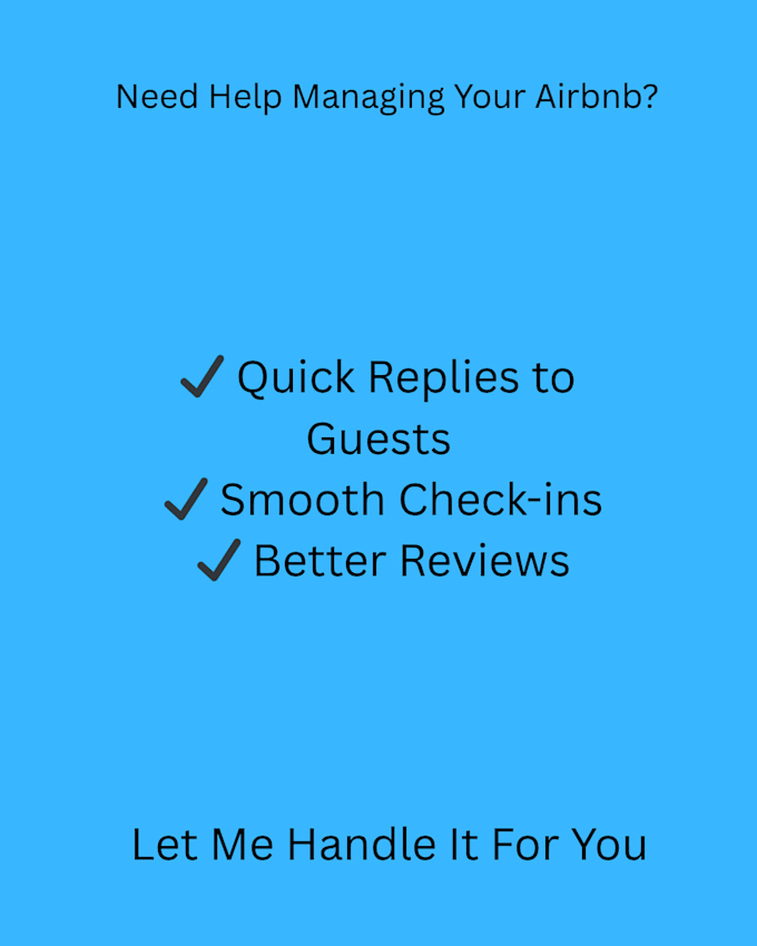 be your airbnb virtual assistant