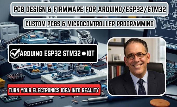 do hardware prototyping, schematic, pcb board designing, arduino, esp32, stm32