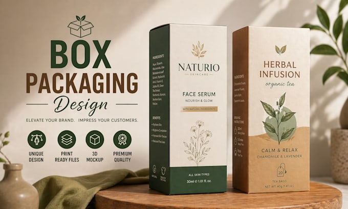 design coffee pouch packaging, beverage bottle label design and box packaging