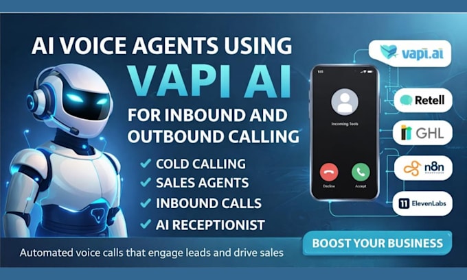 Build ai voice agent make com n8n vapi retell inbound outbound ai ...
