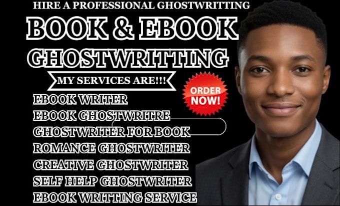 be your book ebook and ghostwriter or ghost book writer