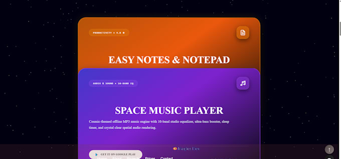develop cool modern HTML5