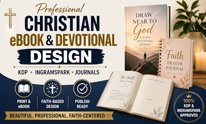 format christian ebook,fomat print ready paperback, journal for kdp, ingramspark