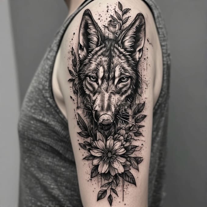 design a modern and minimalist tattoo design