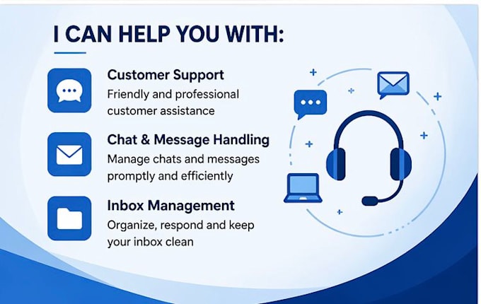 provide professional virtual assistant and chat support services