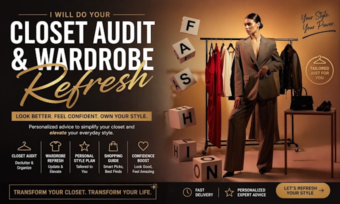 do your closet audit and wardrobe refresh for women