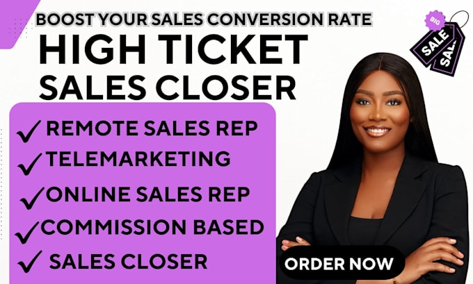 be remote sales rep commission based sales closer sales agent appointment setter
