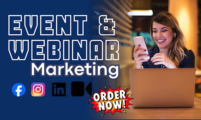 do eventbrite promotion and webinar marketing for your event