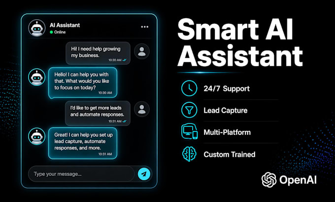 build a gpt 4 ai chatbot for your website with lead capture and CRM integration