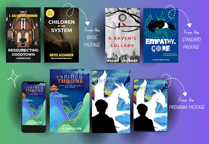 make a professional book cover