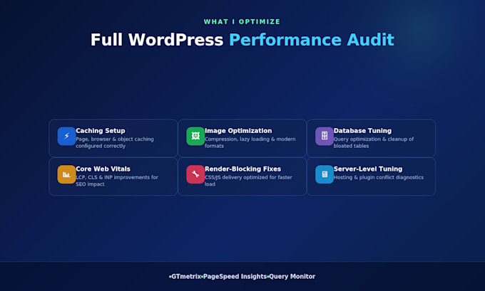 speed up and optimize your slow wordpress website