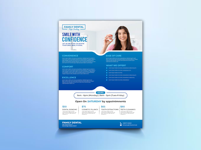 create modern and unique flyer design with fast delivery