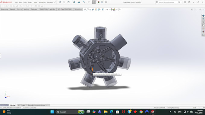 do 3d model design on solidworks