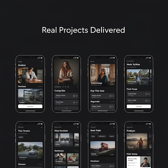 develop flutter mobile app for android and ios