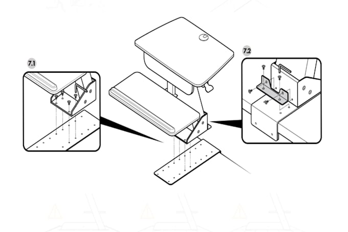 do line art manual instructions and assembly instruction