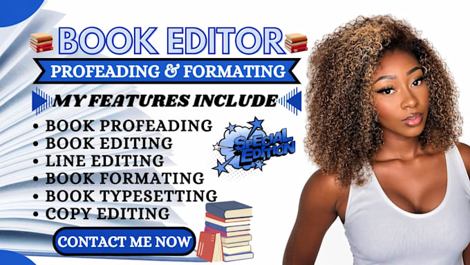 do developmental book editing, manuscript review and proofreading