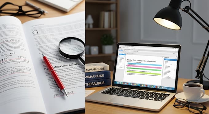 offer professional line editing, proofreading, and sentence refinement
