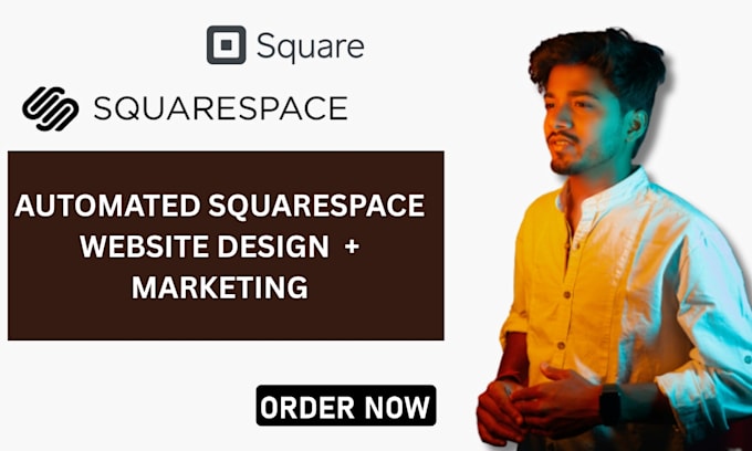 do square online squarespace booking website design squarespace email automation