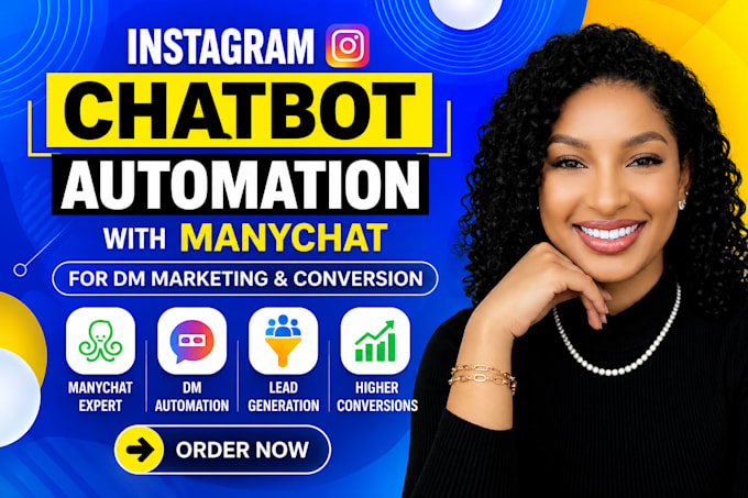 create instagram chatbot automation using manychat for dm marketing