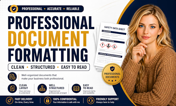 professionally format and organize your product safety and technical documents