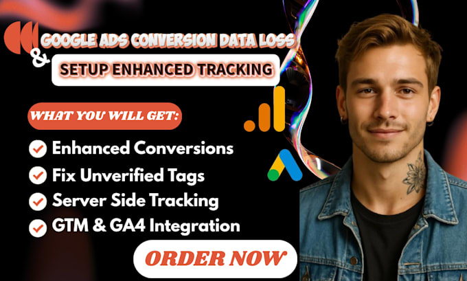 fix google ads conversion data loss and setup enhanced tracking