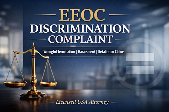 draft an eeoc complaint for workplace discrimination and harassment