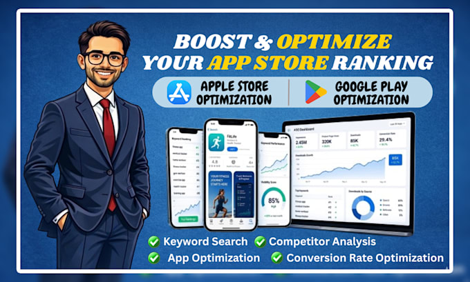 do app store optimization and aso expert services for ranking app store listing